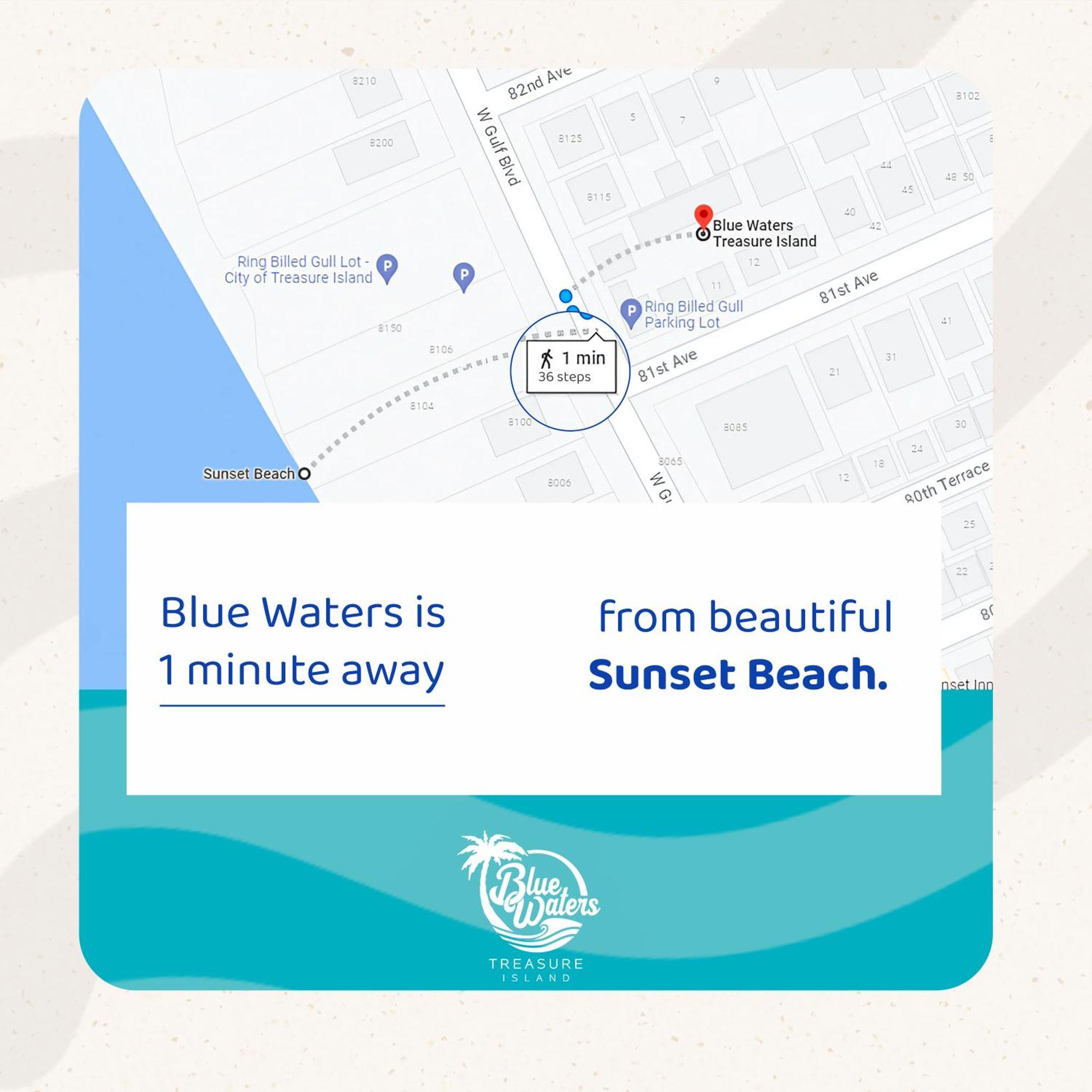 Blue Waters Treasure Island Hotel Buitenkant foto
